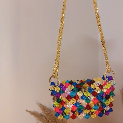 حقيبه كاچوال وسواريه ملونه