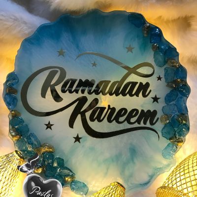 Ramadan resin coaster 