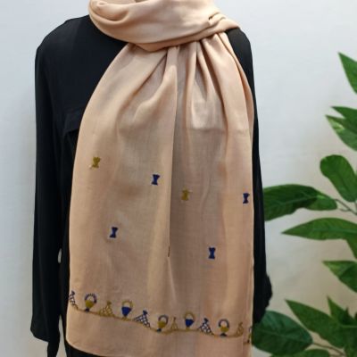 SIWA  handmade embroidery scarf