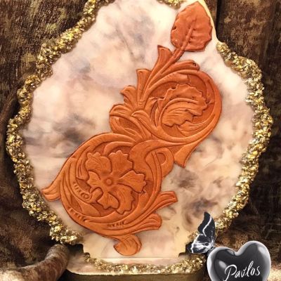 تابلوة ريزن * جلد طبيعي 