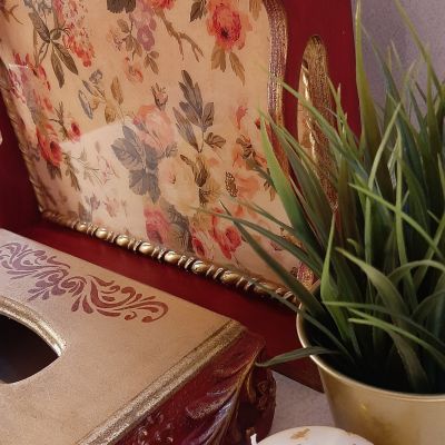 طقم صينية خشب