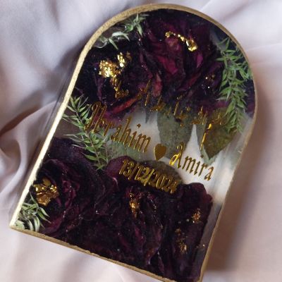 حفظ الورد الطبيعى داخل الريزن 