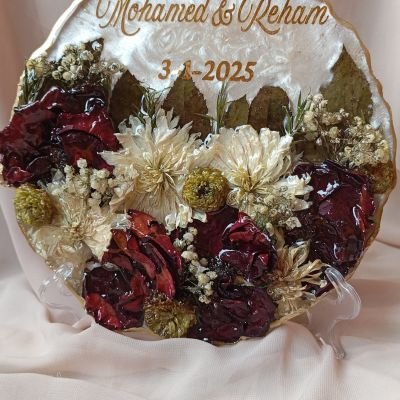 كوستر ٢٠ سم لحفظ الورد الطبيعى