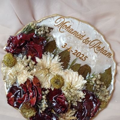 كوستر ٢٠ سم لحفظ الورد الطبيعى