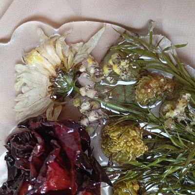 كوستر ريزن لحفظ الورد الطبيعى مقاس15 سم