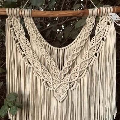 مكرمية معلقة حائط 