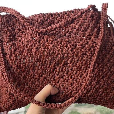 شنطة مكرمية