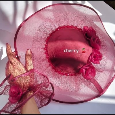  Burghandy Velvet fascinator 