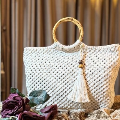 شنطه مكرمية