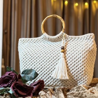 شنطه مكرمية