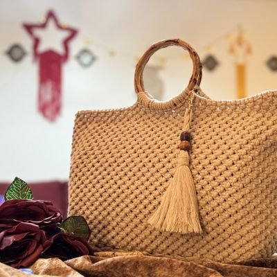 شنطه مكرمية