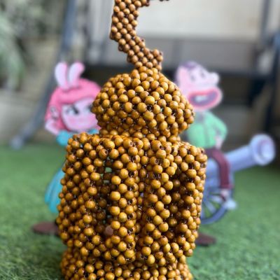 فانوس بخرز خشب