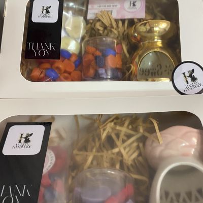 Porcelain incense burner set