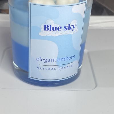 Blue sky Candle