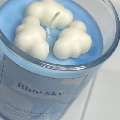 Blue sky Candle
