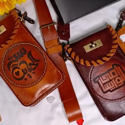 شنطة كروس جلد طبيعي 