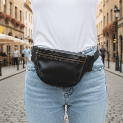 شنطه وسط اسود