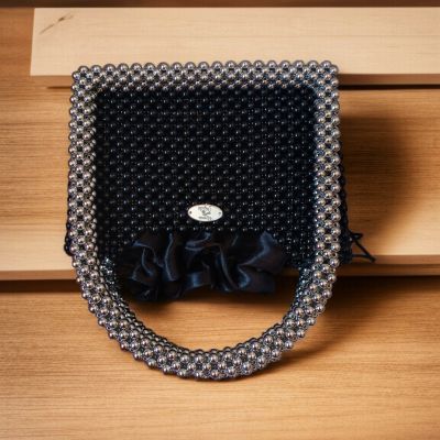 Crystal and Lolli Silver Bag