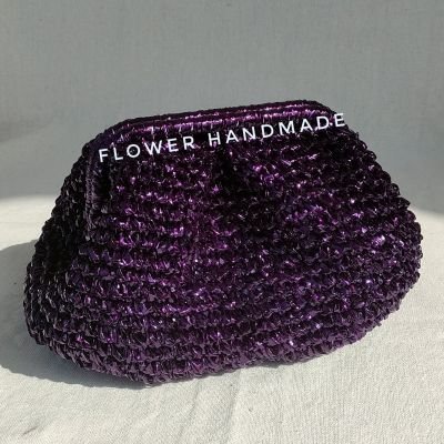 شنطة يد بنفسجي