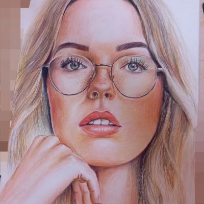 بورتريه احترافي الوان خشب 