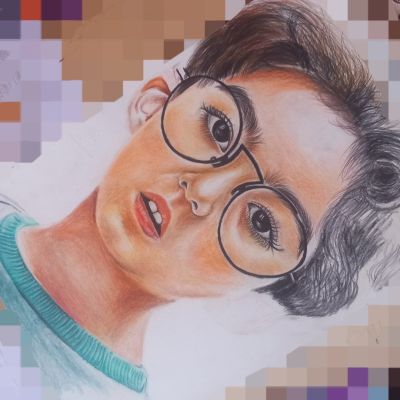 بورتريه احترافي الوان خشب 