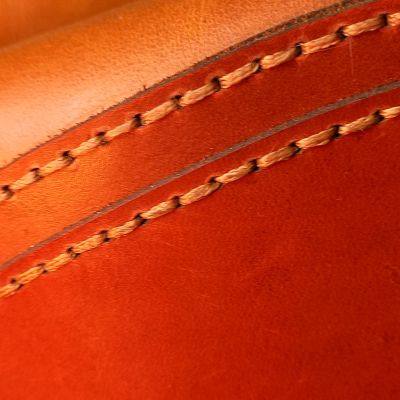 Women's bag made of natural leather