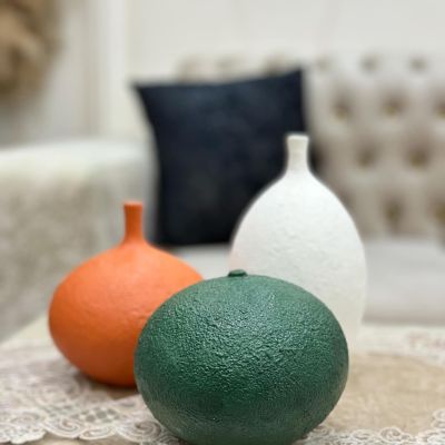 طقم فازات حجرى خشن