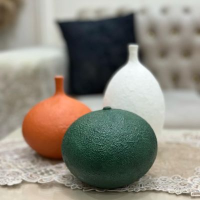 طقم فازات حجرى خشن