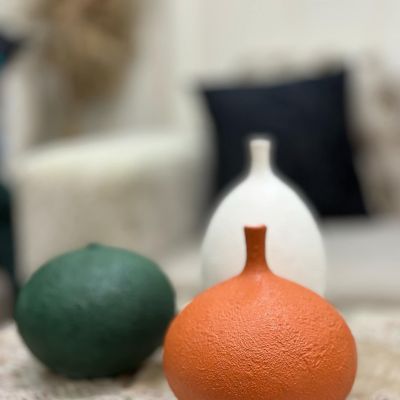 طقم فازات حجرى خشن