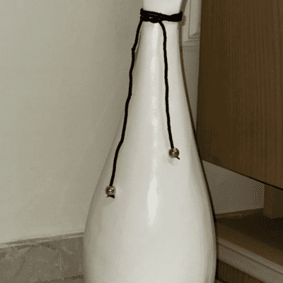 Tall Decorative Polyester Vase