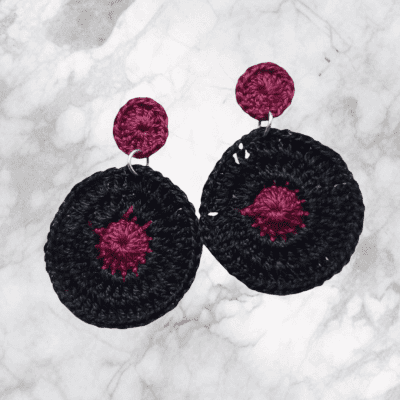 حلق كروشيه مميز جداا