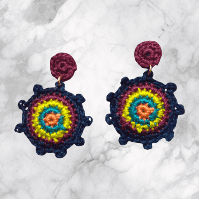 حلق كروشيه مميز جداا