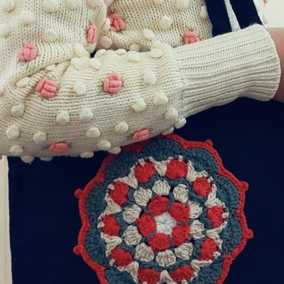 توت باج كروشيه 