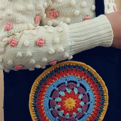 توت باج كروشيه 