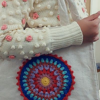 توت باج كروشيه 