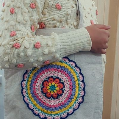 توت باج كروشيه 