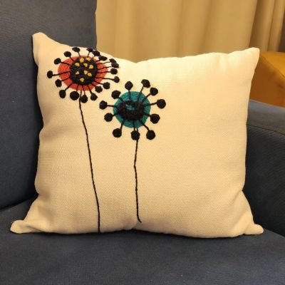 مخده من نسيج النول اليدوي قياس 45 