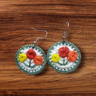 حلق كروشيه مميز جداا