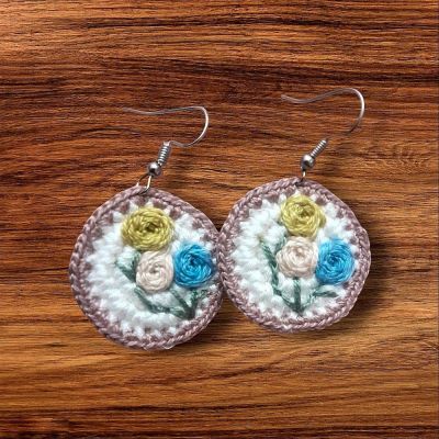 حلق كروشيه مميز جداا