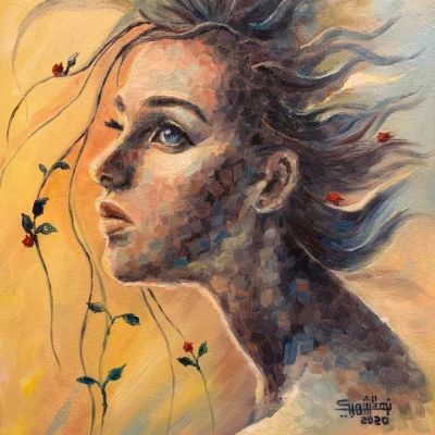  "لوحة زيتية "نغم