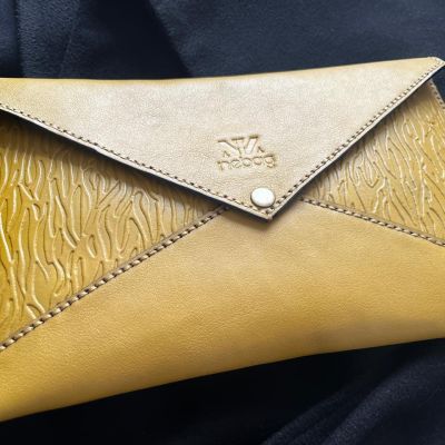 Handcrafted genuine leather clutch bag
