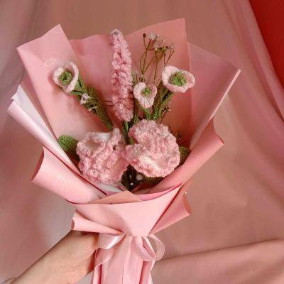 بوكيه ورد كروشيه