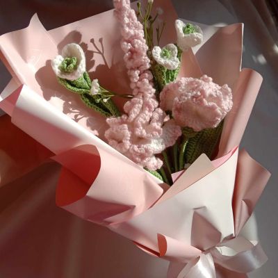 بوكيه ورد كروشيه