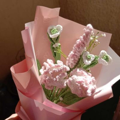 بوكيه ورد كروشيه