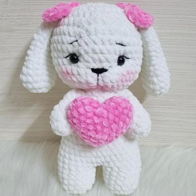 دمية ارنب كروشيه