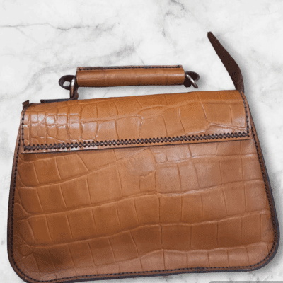Women's bag made of natural leather