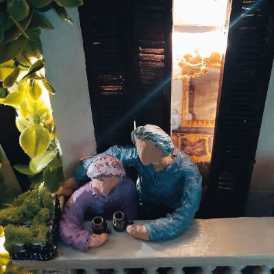 ديكور داخل آله ماندولين  