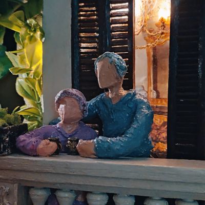 ديكور داخل آله ماندولين  