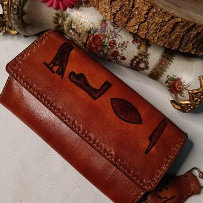  بروتفيه حريمى جلد طبيعي 