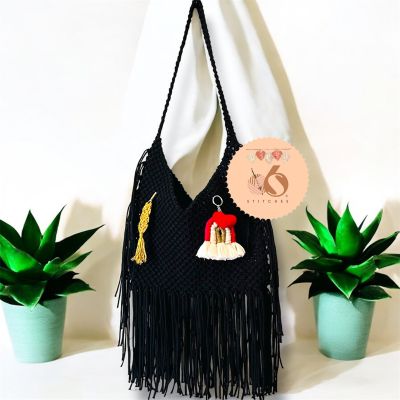 Trendy macrame bag 